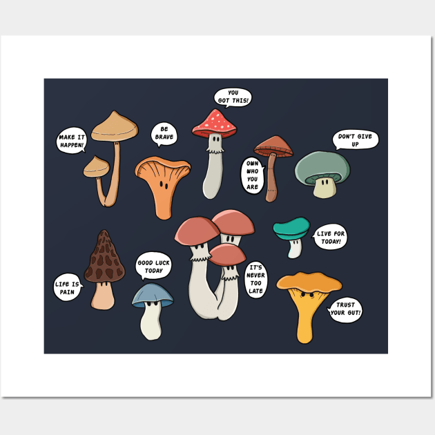 Morel Support Wall Art by kayability